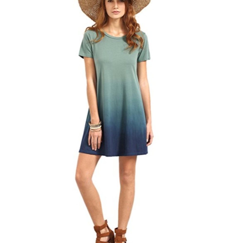 ESME Sea Breeze Ombre T-Shirt Dress - Picture 3 of 6
